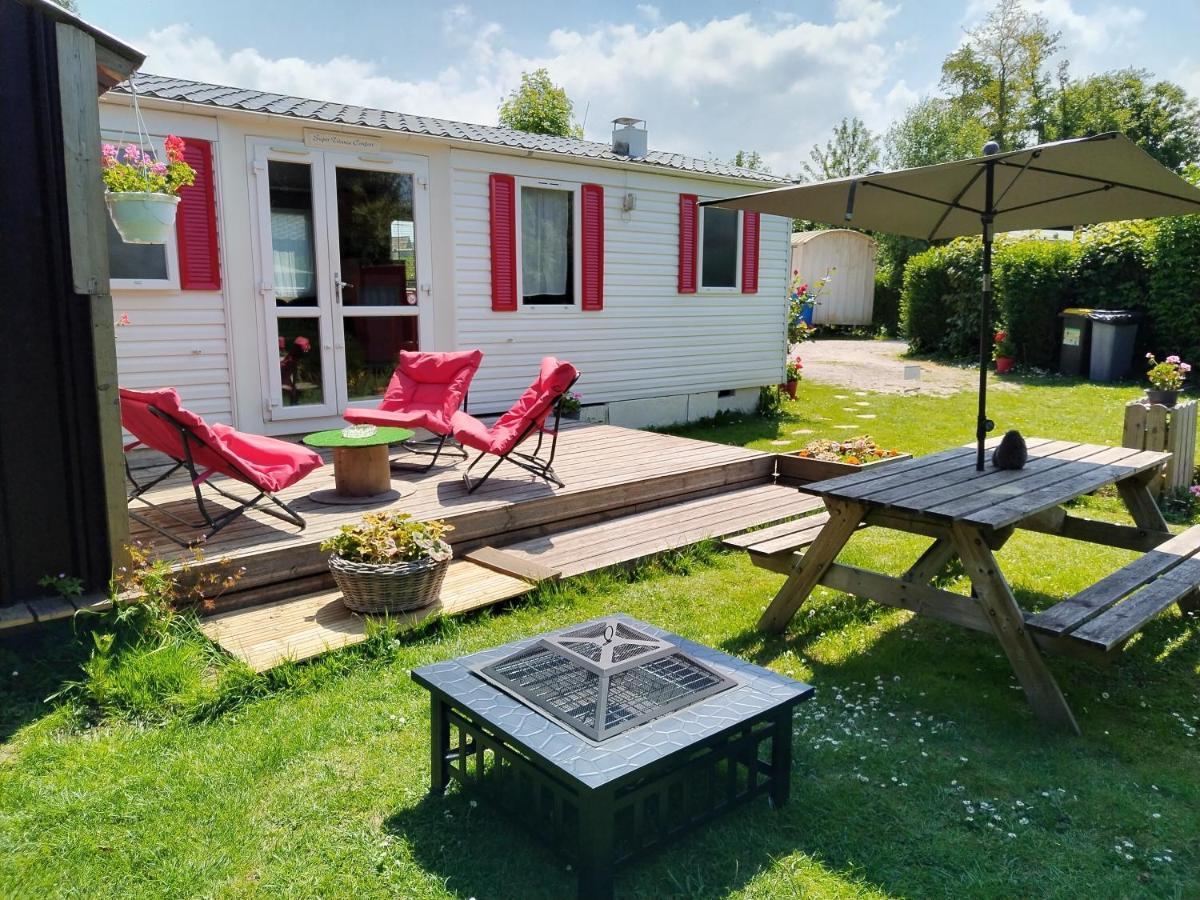 Mobil-Home Coin De Paradis En Cote D'Opale Sur Terrain Prive Et Sa Caravane Hermelinghen Εξωτερικό φωτογραφία