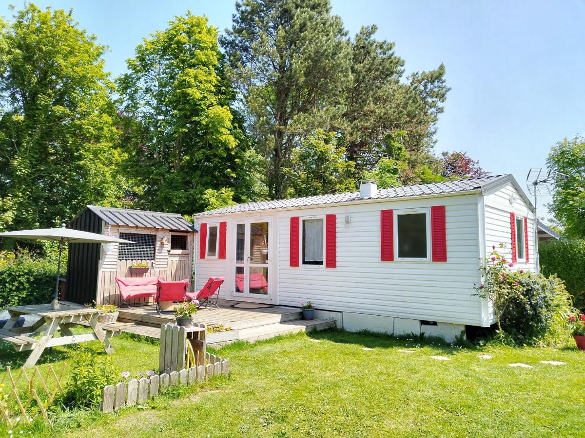 Mobil-Home Coin De Paradis En Cote D'Opale Sur Terrain Prive Et Sa Caravane Hermelinghen Εξωτερικό φωτογραφία